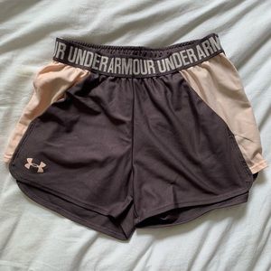 Underarmour Pink and Purple Athletic Shorts